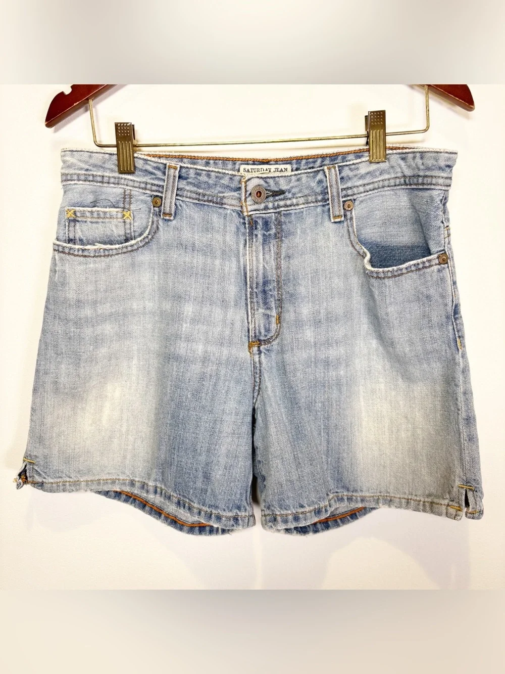 Vtg Ralph Lauren Polo Jeans Saturday Denim Shorts - Picture 1 of 8